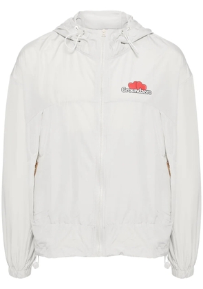Ground Zero logo-print lightweight jacket - Grey
