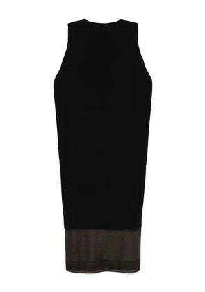 KHAITE Malik midi dress - Black