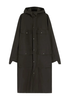 LEMAIRE snap-fastening raincoat - Brown