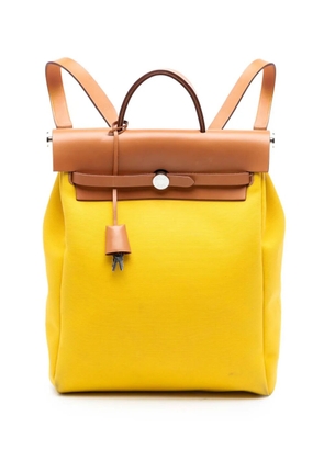 Hermès Pre-Owned 2021 Toile Herbag A Dos Zip Retourne backpack - Brown