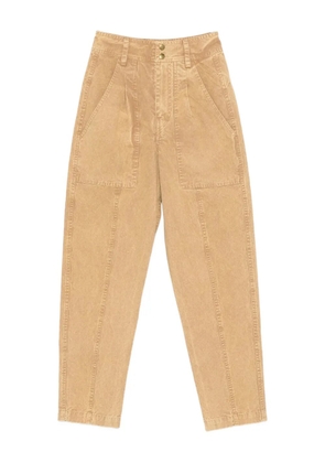 MARANT ÉTOILE panelled pocket trousers - Brown
