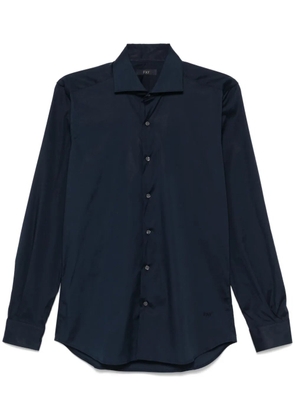 Fay cutaway-collar shirt - Blue