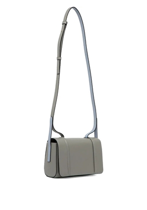 Furla mini Riva S leather-flap crossbody bag - Grey