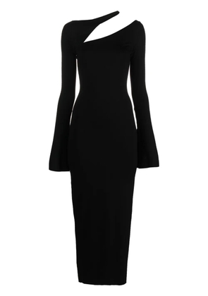 MANURÍ Sandy cut-out maxi dress - Black