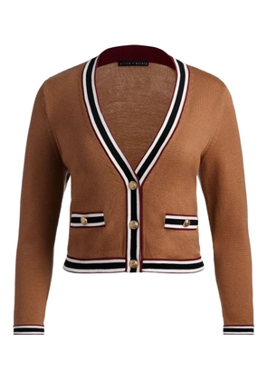 alice + olivia Kingsley buttoned cardigan - Brown