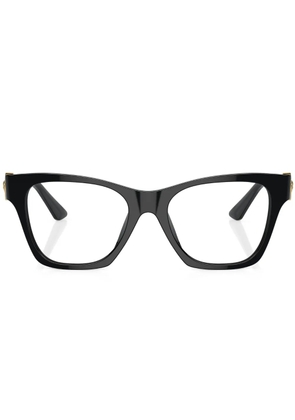 Versace Eyewear Medusa-plaque square-frame glasses - Black
