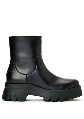 Gianvito Rossi Montey ankle leather boots - Black