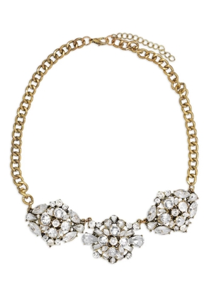 Vintage pre-owned crystal-embellished necklace - Gold