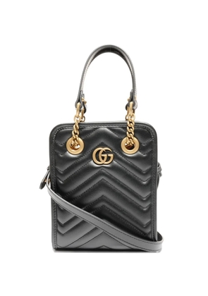 Gucci Pre-Owned 2015-2025 mini GG Marmont bag - Black