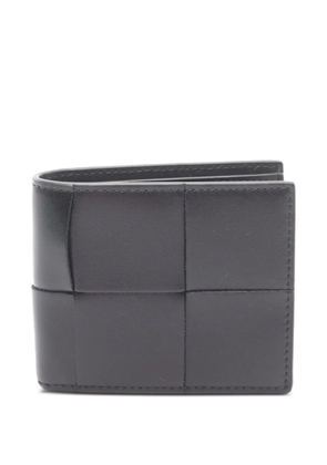 Bottega Veneta Pre-Owned 2021 cassette leather wallet - Black