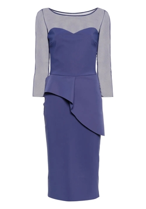 CHIARA BONI La Petite Robe Skip Illusion Bis midi dress - Blue
