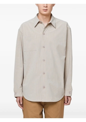 Off Duty pinstripe shirt - Brown