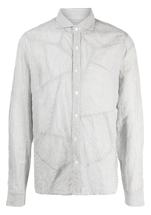 Private Stock Spartacus panelled shirt - Blue