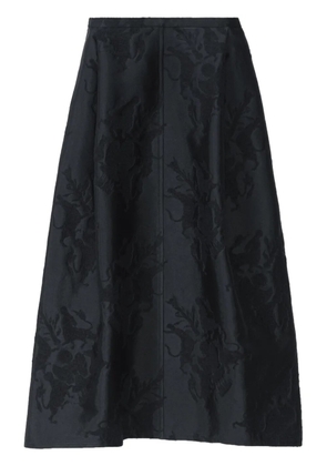 Fabiana Filippi jacquard midi skirt - Black
