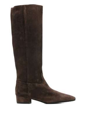 Fabio Rusconi knee-high pointed boots - Brown