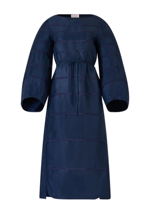 Rosie Assoulin drawstring midi dress - Blue