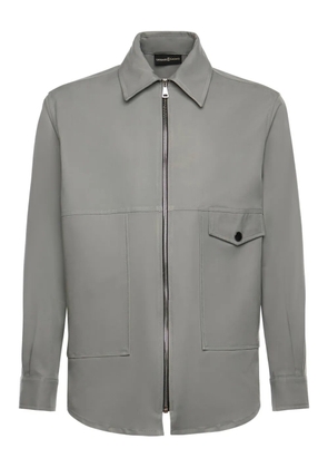 Giuliano Galiano zip-up shirt - Grey