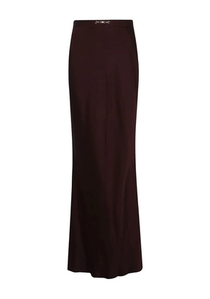 Elisabetta Franchi bias-cut mermaid skirt - Brown