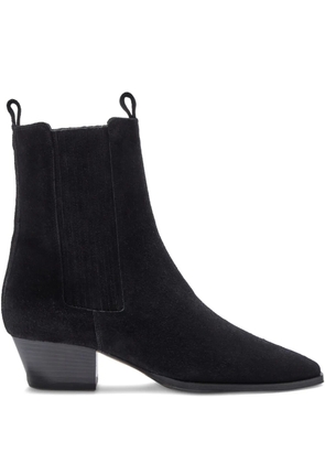 Aeyde 30mm Kiki suede ankle boots - Black