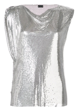 Rabanne disco top - Silver