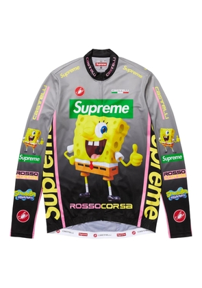 Supreme x SpongeBob SquarePants x Castelli® printed cycling top - Black