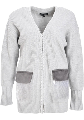 Izaak Azanei cotton cardigan - Grey