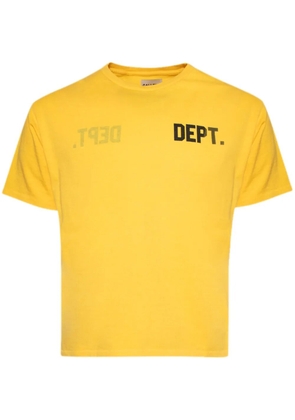 GALLERY DEPT. logo-print reversible T-shirt - Yellow