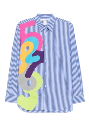 Comme Des Garçons Shirt striped shirt - Blue