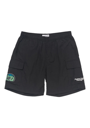 CARNE BOLLENTE logo track shorts - Black