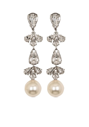 Jennifer Behr Betta crystal earrings - Silver