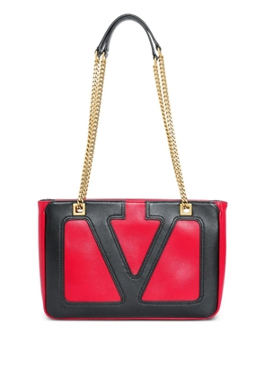 Valentino Garavani V-logo chain tote bag - Red