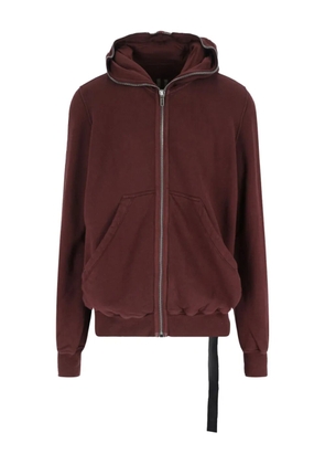 Rick Owens DRKSHDW Jumbo Gimp zip-up hooded sweatshirt - Red
