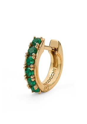 Emanuele Bicocchi logo-engraved hoop earring - Gold