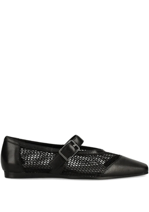 VAGABOND Wioletta buckle-fastening mesh ballet flats - Black