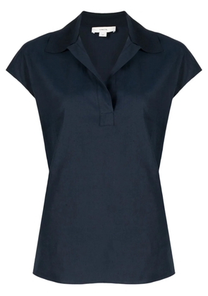 Vince cap-sleeve polo shirt - Blue