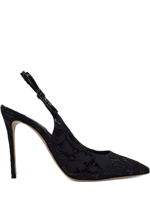 Casadei lace slingback pumps - Black