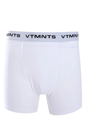 VTMNTS logo-waistband boxers - White