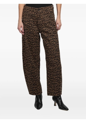 DL1961 Miro Barrel 28' high-rise jeans - Brown