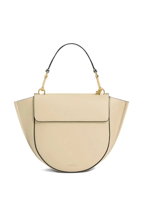 Wandler Hortensia top handle satchel - Neutrals