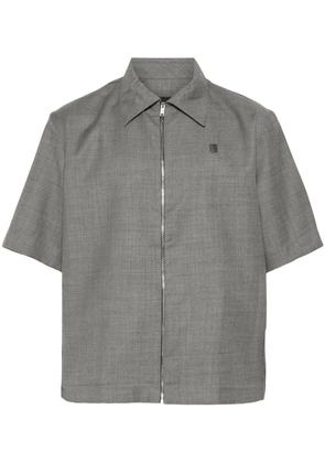 Givenchy 4G-motif wool shirt - Black