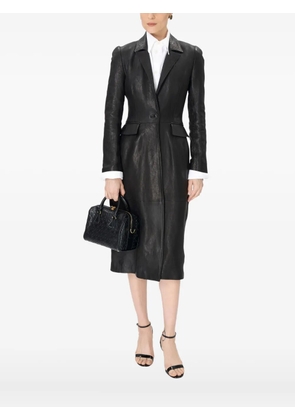 Marine Serre Moonogram coat - Black