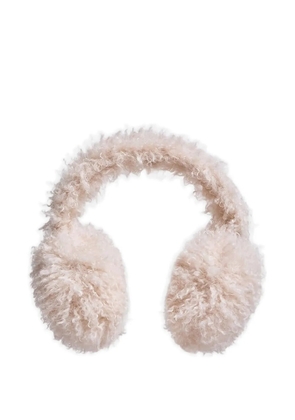 Moncler fluffy earmuffs - Neutrals