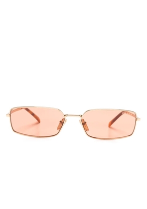 Prada Eyewear rectangle-frame sunglasses - Gold
