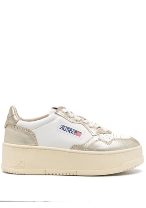 Autry Medalist platform sneakers - White