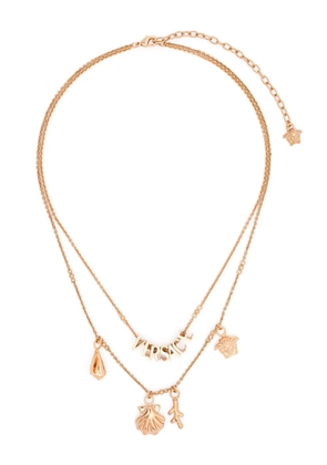 Versace logo-lettering necklace - Gold