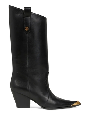 ETRO pointed-toe leather boots - Black
