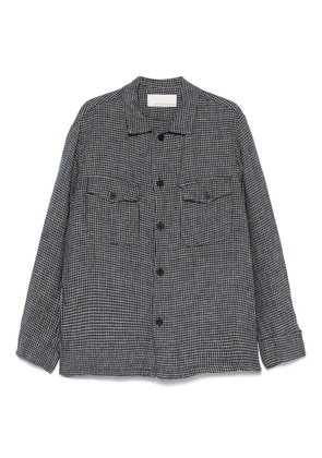 original vintage style linen jacket - Blue