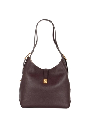 Kate Spade Large Deco textured buckle shoulder bag - Brown