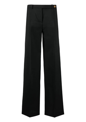 Versace tailored wide-leg trousers - Black