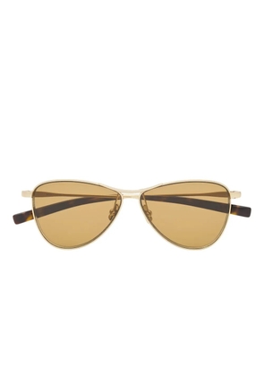 Saint Laurent Eyewear pilot-frame sunglasses - Gold